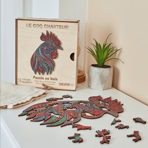 Le coq chanteur  puzzle bois, c b