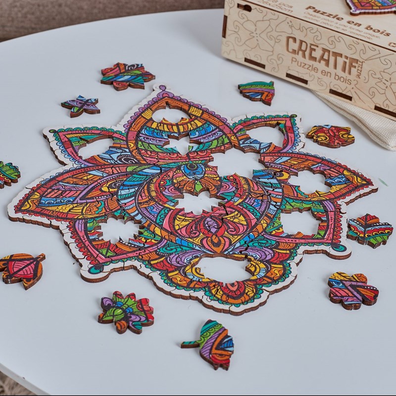 Le florissant lotus puzzle bois, c b
