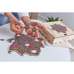 Le florissant lotus  puzzle bois, c b