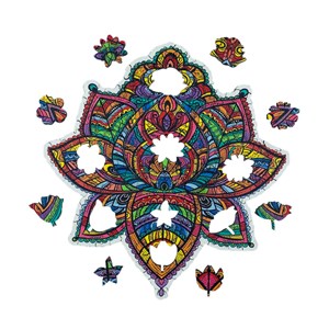 Le florissant lotus  puzzle bois, c b
