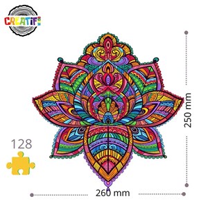 Le florissant lotus  puzzle bois, c b