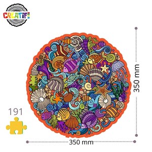La planète marina  puzzle bois, c b