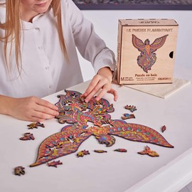 Le phénix flamboyant  puzzle bois, c b