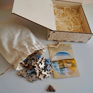 Grande route de l'océan  puzzle bois c b