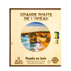 Grande route de l'océan  puzzle bois c b