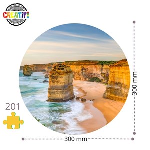 Grande route de l'océan  puzzle bois c b