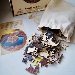 Le grand canyon  puzzle bois, c b