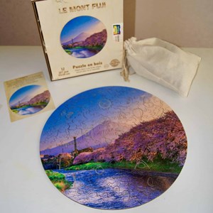 Le mont fuji  puzzle bois, c b