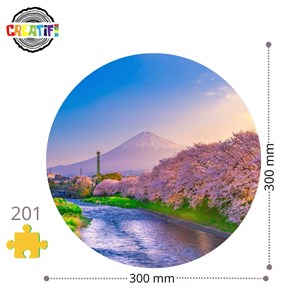 Le mont fuji  puzzle bois, c b