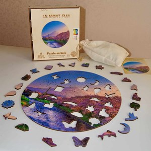 Le mont fuji  puzzle bois, c b