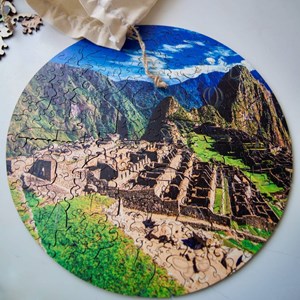 Machu picchu  puzzle bois, c b