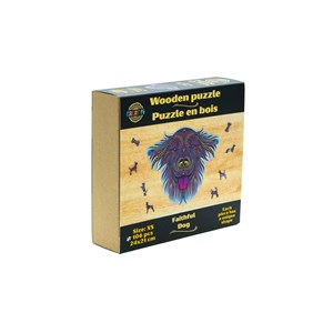 Le chien docile  puzzle bois, b c