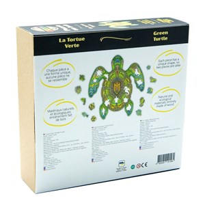 La tortue verte  puzzle bois, b c