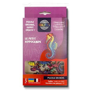 Le petit hippocampe  - puzzle en bois