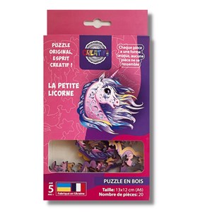 La petite licorne  - puzzle en bois