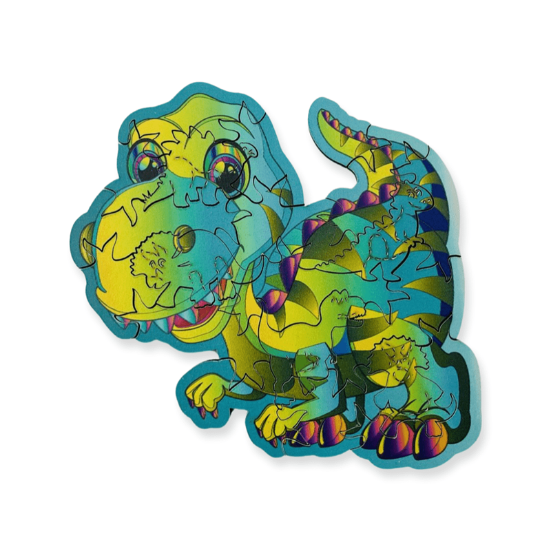 Le petit t-rex - puzzle en bois