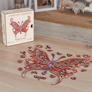 Le papillon illusionniste puzzle bois cb