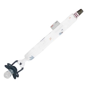 Attache tétine  bleuet