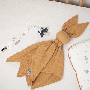 Attache tétine  bleuet