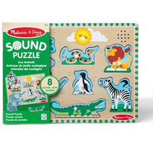 Puzzle sonore animaux du zoo