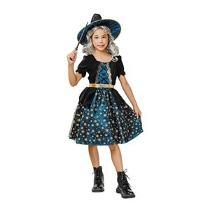 Costume robe sorciere celeste 7 - 9 ans