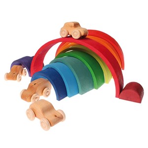 Arc en ciel de construction - large