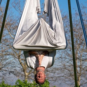 Kit de yoga aérien argent lune