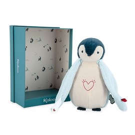 Peluche veilleuse - manchot bleu