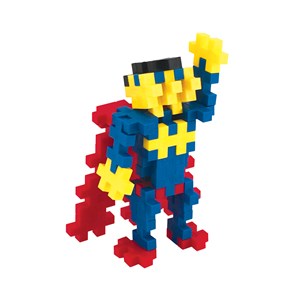 Tube super-héros 100 pcs plus plus