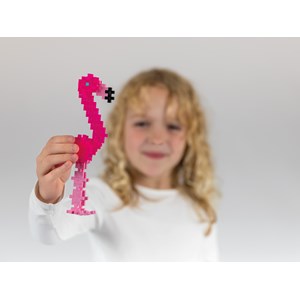 Tube flamant rose 100 pcs plus plus