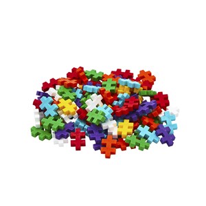 Tube arc en ciel 100 pcs plus plus