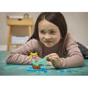 Tube la petite sirène 100 pcs plus plus