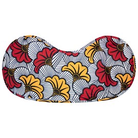 Bavoir d'épaule wax fleurs mariage