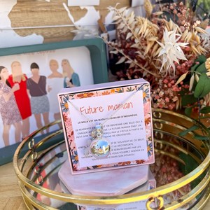 Bola de grossesse argent blanc