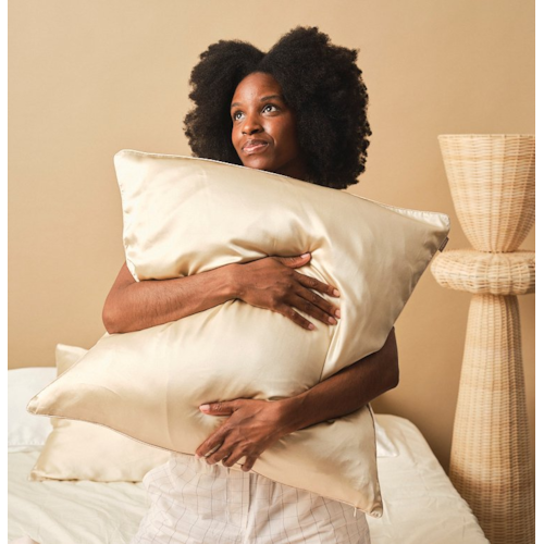 Emily's Pillow - Taie d'oreiller 100% pure soie de mûrier - champagne