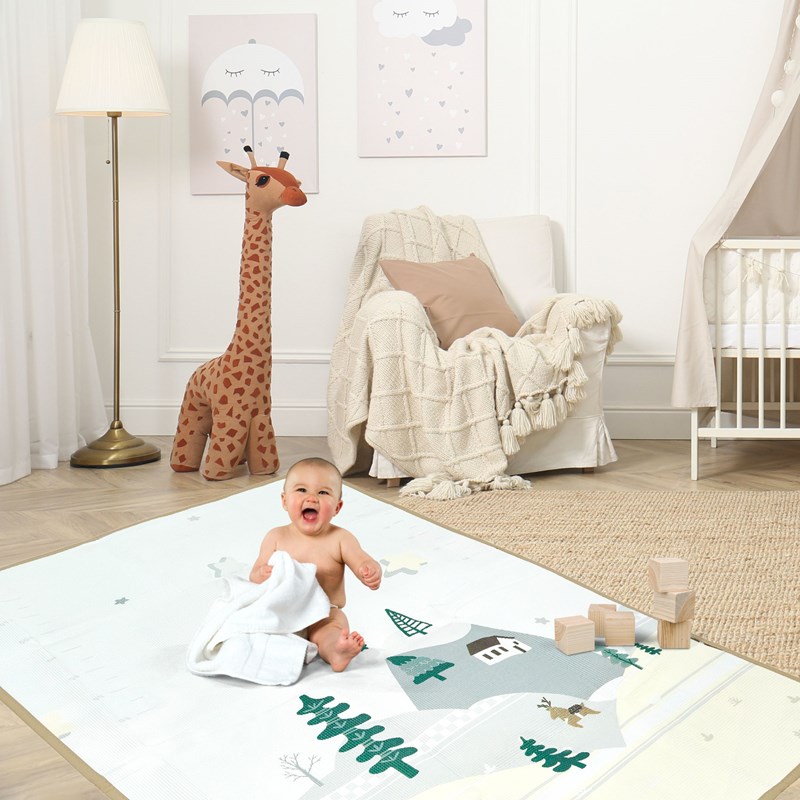 Mamabrum - Tapis d'éveil bébé 120*180  imperméable