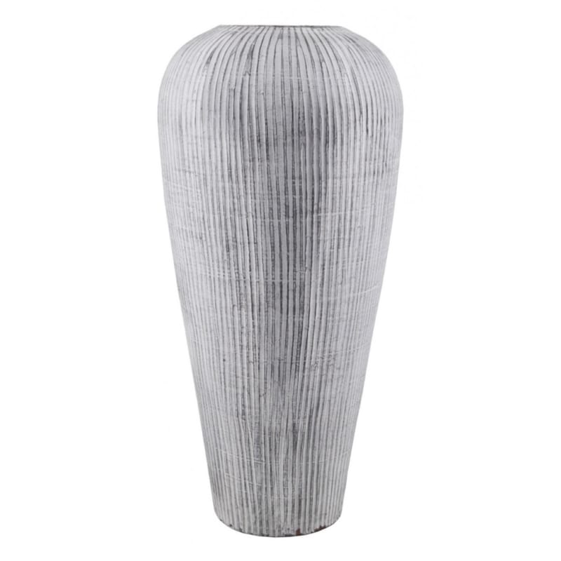 Vase terre cuite terre cuite gris -
