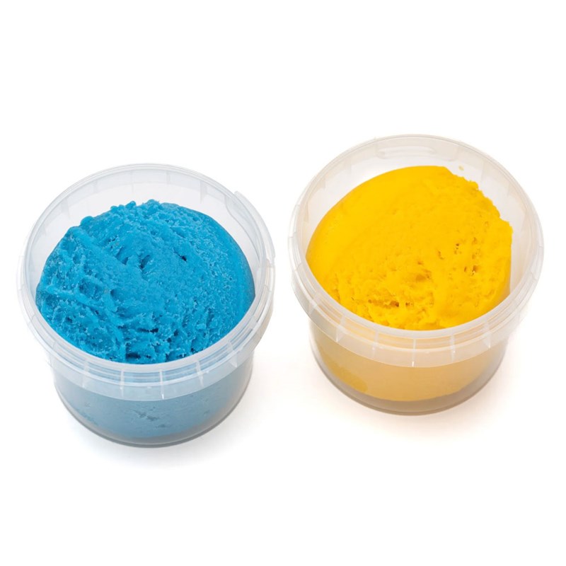 Set de pâte à modeler bleu et jaune (Neogrün) - Image 1