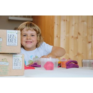 Set de pâte à modeler bleu et jaune