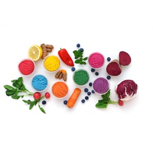 Set de pâte à modeler rouge et vert