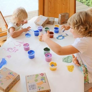 Lot de 2 peintures aux doigts - ros