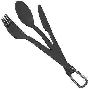 Kit de couverts sea to summit camp cutlery set gris