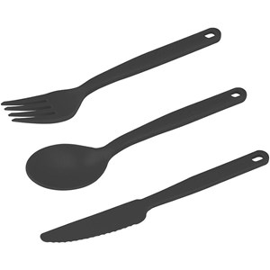 Kit de couverts sea to summit camp cutlery set gris