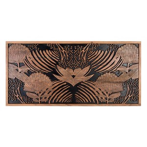 Tête de lit bois marron - iris