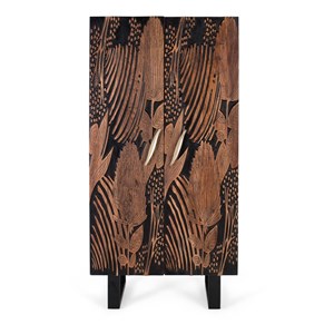 Armoire fer marron - iris décoration