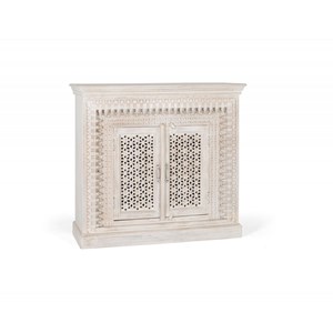 Buffet bois blanc - olénie décoration