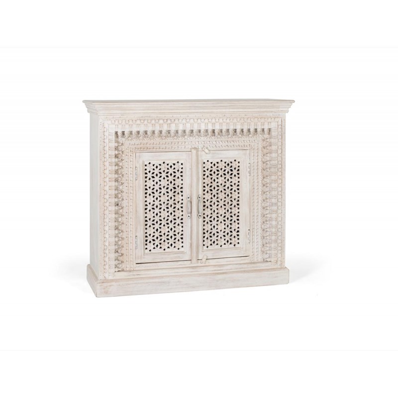 Buffet bois blanc - olénie décoration