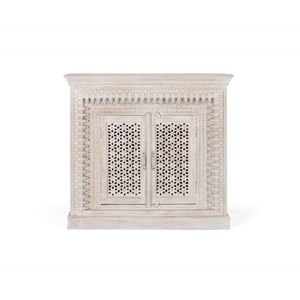 Buffet bois blanc - olénie décoration