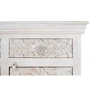 Bahut bois blanc - olénie décoration