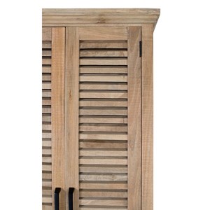Armoire bois marron - décoration